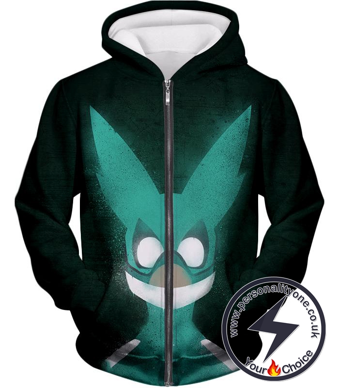 My Hero Academia My Hero Academia Black Promo Zip Up Hoodie